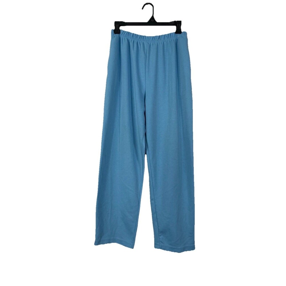 Vintage Links Blue Pull On Pants Medium Coastal Grandmother 90s Retro Casual